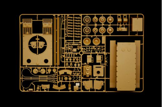 Maquette véhicule militaire : Pz.Kpfw.VI Tiger I Ausf.H 1/35 - Italeri 6767