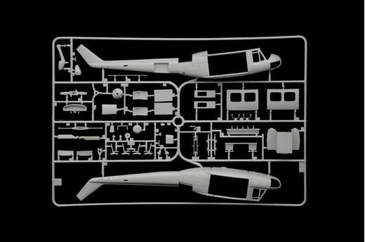 Maquette d'hélicoptère : AB-205 / UH-1D au 1/48 - Italeri 02845 - 2845