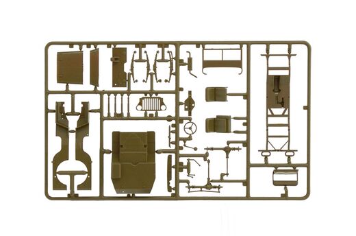 Maquette militaire : Jeep ambulance 1/4 ton. 4x4 au 1/35 - Italeri 326