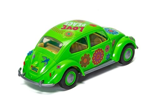 Maquette voiture de collection : Quick Build Volkswagen Beetle “Flower Power” - Airfix J6031