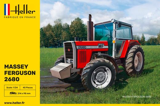 Maquette tracteur Massey Fergusson 2680 1:24 - Heller 81402