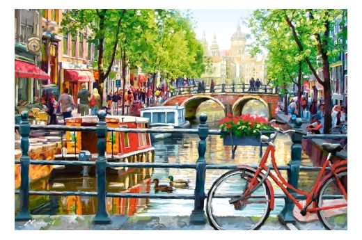 Puzzle Ville Amsterdam - 1000 pièces - Castorland 103133