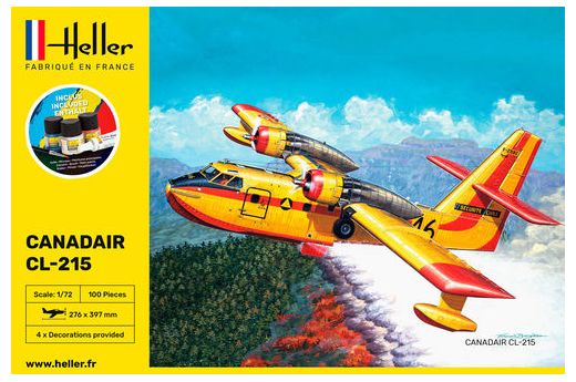 Maquette avion : Starter Kit Canadair CL 215 - 1:72 - Heller 56373