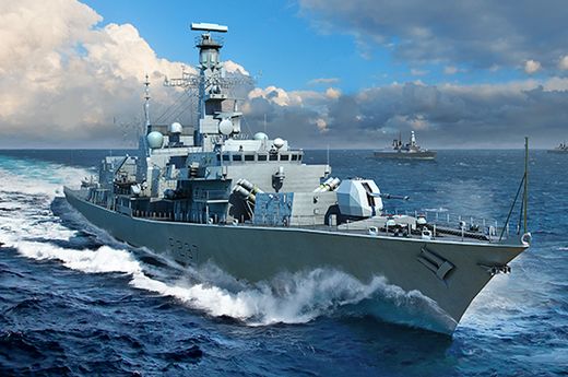 Maquette navire : HMS TYPE 23 Frigate Westminster(F237) - 1:700 - Trumpeter 6721, 06721