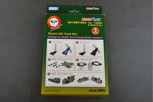 Kit d'outils de modèlisme : 24 Pinces de serrage - Master tools 09951