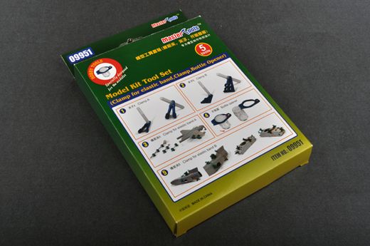 Kit d'outils de modèlisme : 24 Pinces de serrage - Master tools 09951
