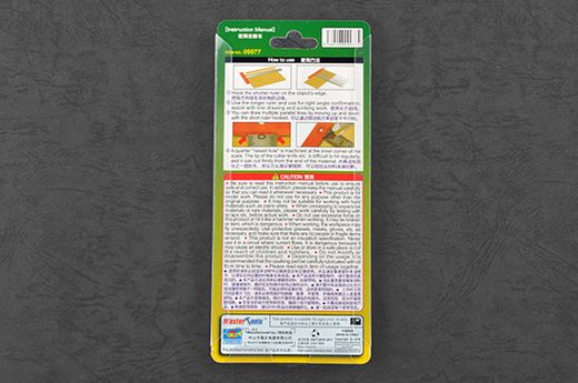 Outil pour maquettes : Règle en T en acier taille S - Master tools 09977