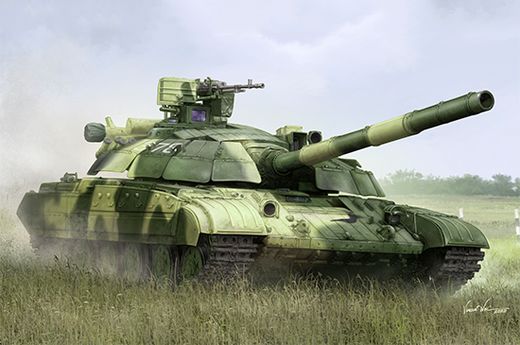 Maquette Char de combat principal d'Ukraine T-64BM Bulat 1/35 - Trumpeter 09592