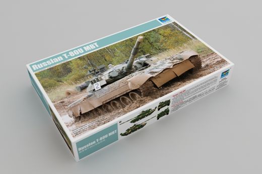 Maquette militaire : T-80U MBT Russe 1/35 - Trumpeter 09525