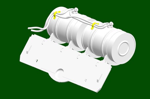 Maquette militaire : T-72B1 russe avec KTM-6 et armure de grille 1/35 - Trumpeter 09609