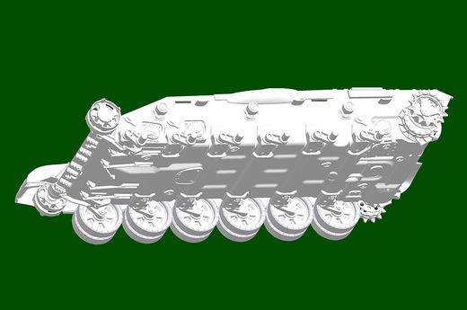 Maquette militaire : T-72B1 russe avec KTM-6 et armure de grille 1/35 - Trumpeter 09609