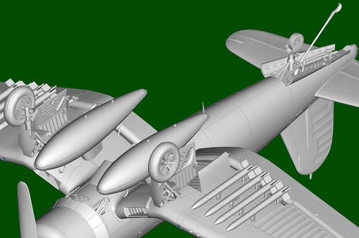 Maquette avion militaire : F4U-1D Corsair 1/48 - Hobby Boss 80384