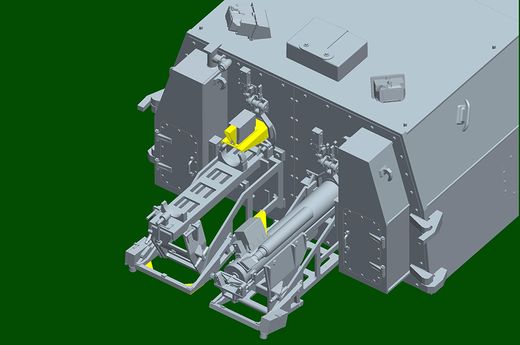 Maquette véhicule militaire : S2S35-1 Koalitsiya-SV KSh russe 1/35 - Trumpeter 1085