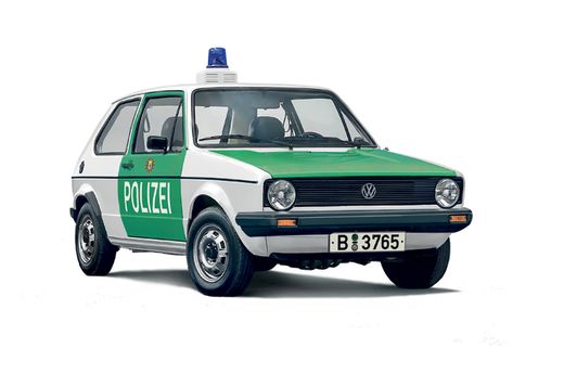 Maquette voiture de police : VW Golf Polizei 1/24 - Italeri 3666