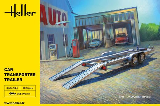 Remorque de transport 1/24 - Heller 80774