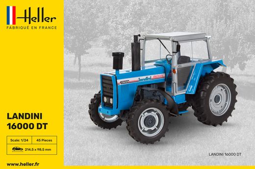 Maquette tracteur italien LANDINI 16000 DT in 1/24 - Heller 81403