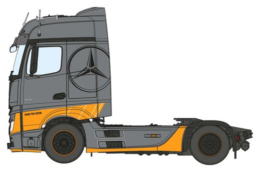 Maquette camion MB Actros MP4 Big Space Grand Prix Edition 1/24 - Italeri 3968 03968