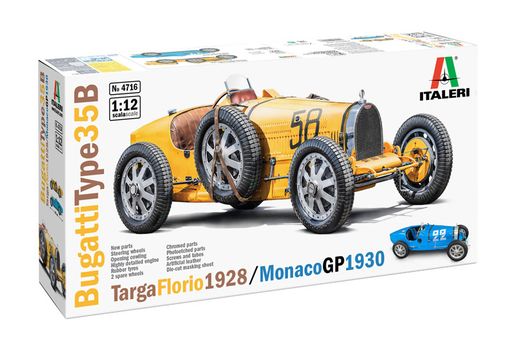 Maquette automobile : Bugatti 35B Roadster 1/12 - Italeri 4716
