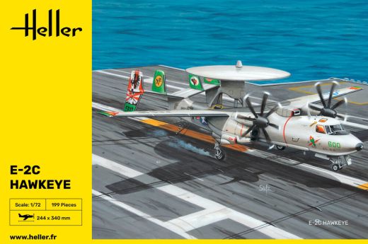 Maquette avion de surveillance : E-2C Hawkeye 1/72 - Heller 82300
