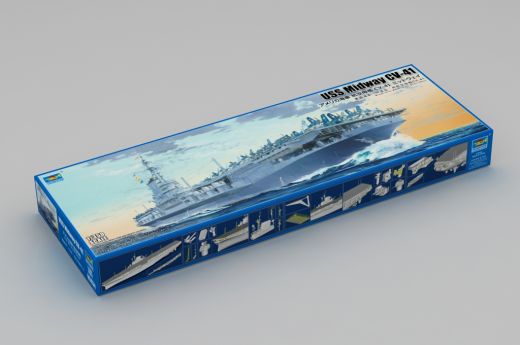 Maquette navire US : USS Midway CV-41 1/350 - Trumpeter 05634 5634