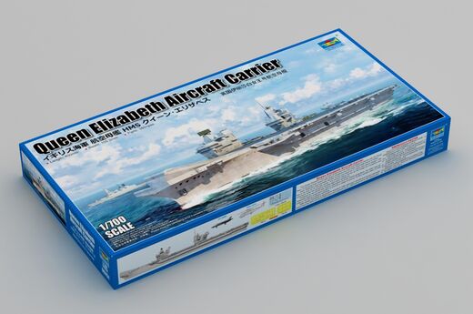 Maquette Queen Elizabeth Aircraft Carrier 1/700 - Trumpeter 6751