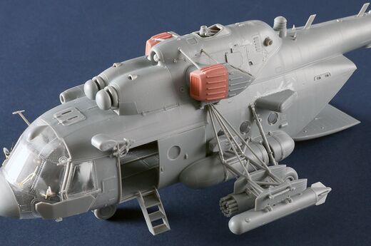 Maquette hélicoptère : Mi-8MTV5 Hip russe 1/48 - Trumpeter 05853
