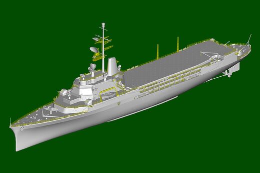 Maquette navire français : Porte-hélicoptère Jeanne-d'Arc 1/350 - Trumpeter 5636 05636