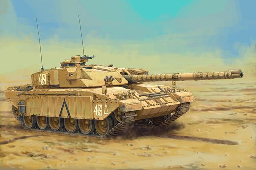 Maquette de char : British MBT challenger-1 (mk.3) au 1/35 - Trumpeter 09612  9612
