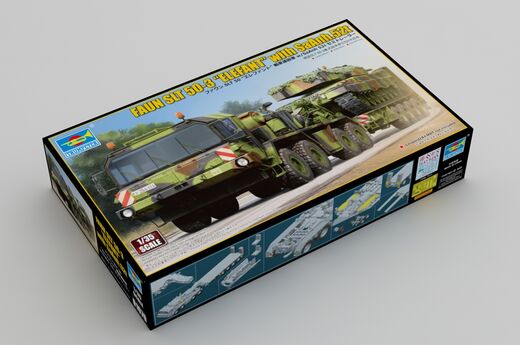 Maquette militaire : Faun SLT 50-3 Elefant with SaAnh.52t au 1/35 - Trumpeter 1070  01070