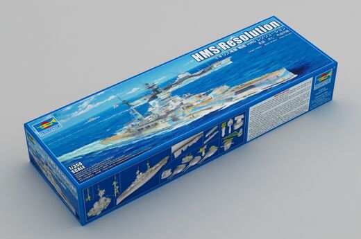 Maquette militaire : HMS Resolution au 1:350 - Trumpeter 05379  5379