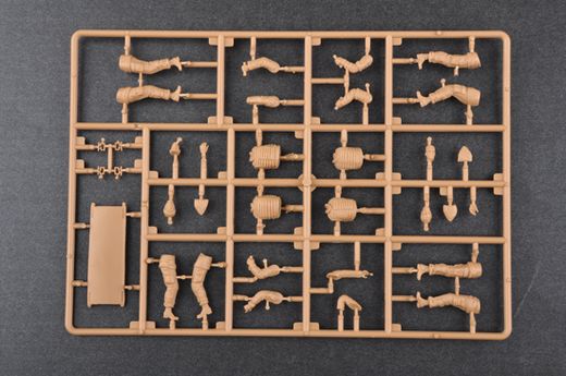 Figurines militaires : Équipe médicale avec civière - Armée US - 1:35 - Trumpeter 00430