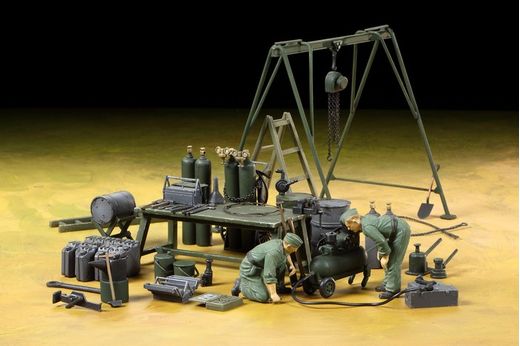 Maquette militaire : Atelier de Campagne Allemand - 1/35 - Tamiya 37023
