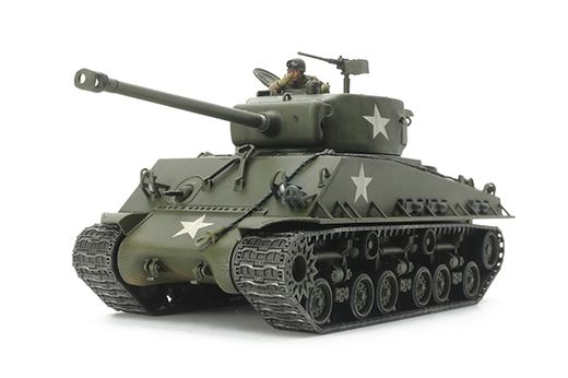 Maquette char d'assaut : M4A3E8 Sherman easy - 1/48 - Tamiya 32595