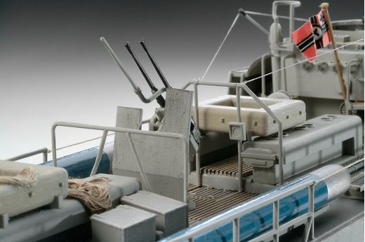 Maquette bateau militaire : Navette Allemande D'Attaque Rapide S-100 - 1/72 - Revell 5162 05162