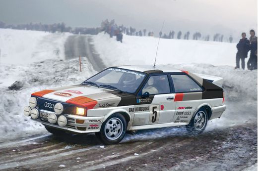 Maquette voiture : Audi Quattro Rally - 1:24 - Italeri 03642 3642