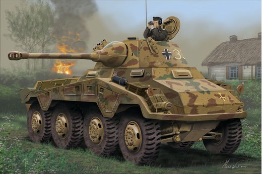 Maquette militaire : Sd.Kfz. 234/2 Puma - 1:76 - Revell 3288 03288