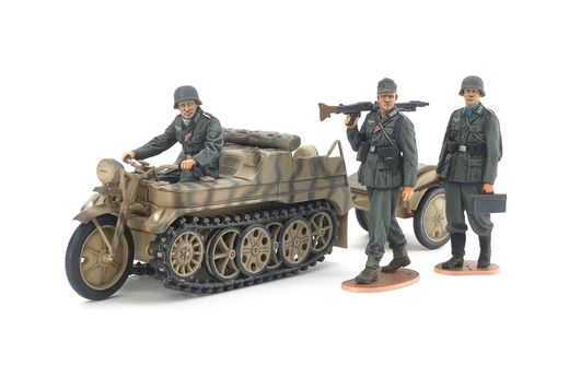 Maquette véhicule militaire léger : Sd.Kfz.2 Kettenkraftrad - 1:35 - Tamiya 35377