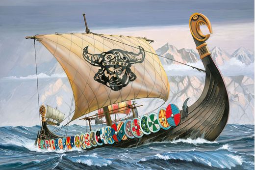 Maquette bateau : Viking Ship - 1:50 - Revell 65403
