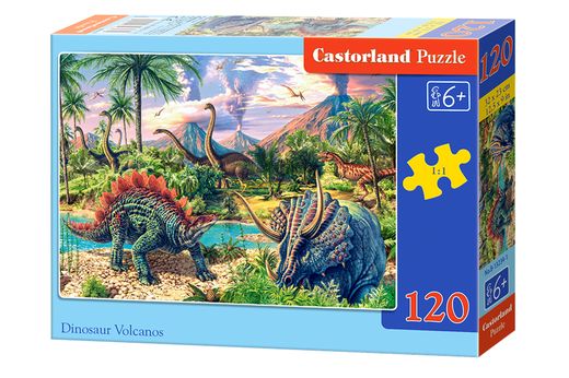 Puzzle Dinosaures - 120 pièces - Castorland 13234-1