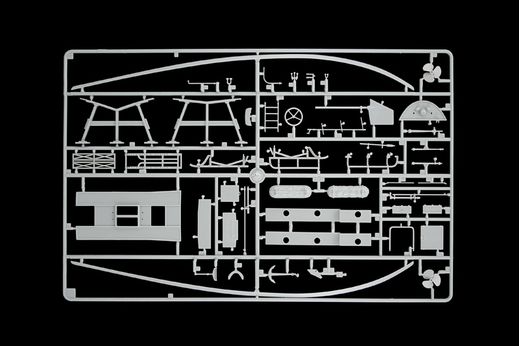 Maquette bateau militaire : M.A.S 568 avec Equipage - 1:35 - ITALERI 5626 05626