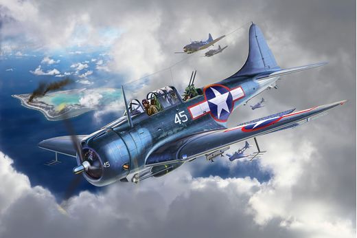 Maquette avion : Sbd-5 Dauntless - 1:48 - Revell 03869, 3869