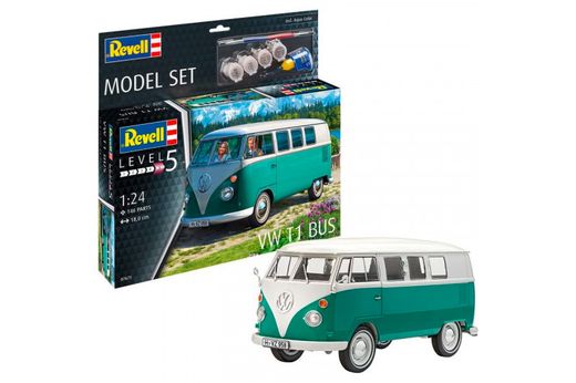 Maquette voiture : Model set Vw T1 Bus 1:24 - Revell 67675