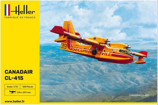 Maquette d'avion : Canadair CL 415 - 1/72 - Heller 80370