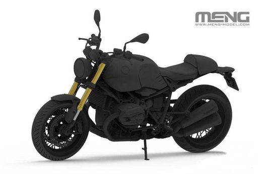 Accessoires maquette moto : BMW R NineT fourche avant metal - 1:9 - Meng SPS-079