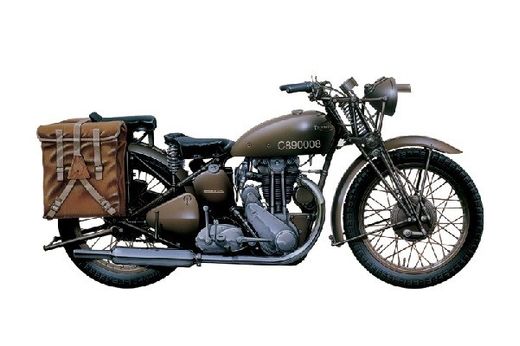 Maquette moto Triumph 3HW - 1/9 - Italeri 07402