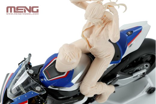 Figurine maquette moto : Racer Girl - 1:9 - Meng SPS-084