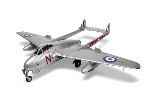 Maquette d'avion militaire : De Havilland Vampire F.3 1/48 - Airfix A06107