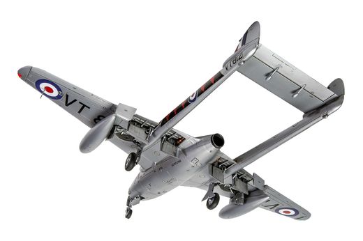 Maquette d'avion militaire : De Havilland Vampire F.3 1/48 - Airfix A06107