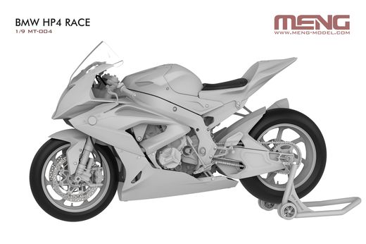 BMW HP4 RACE - 1:9 pré-colorée - Meng MT-004s 5930342