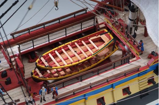 Frégate l'Hermione, Maquette bateau en bois, Artésania Latina